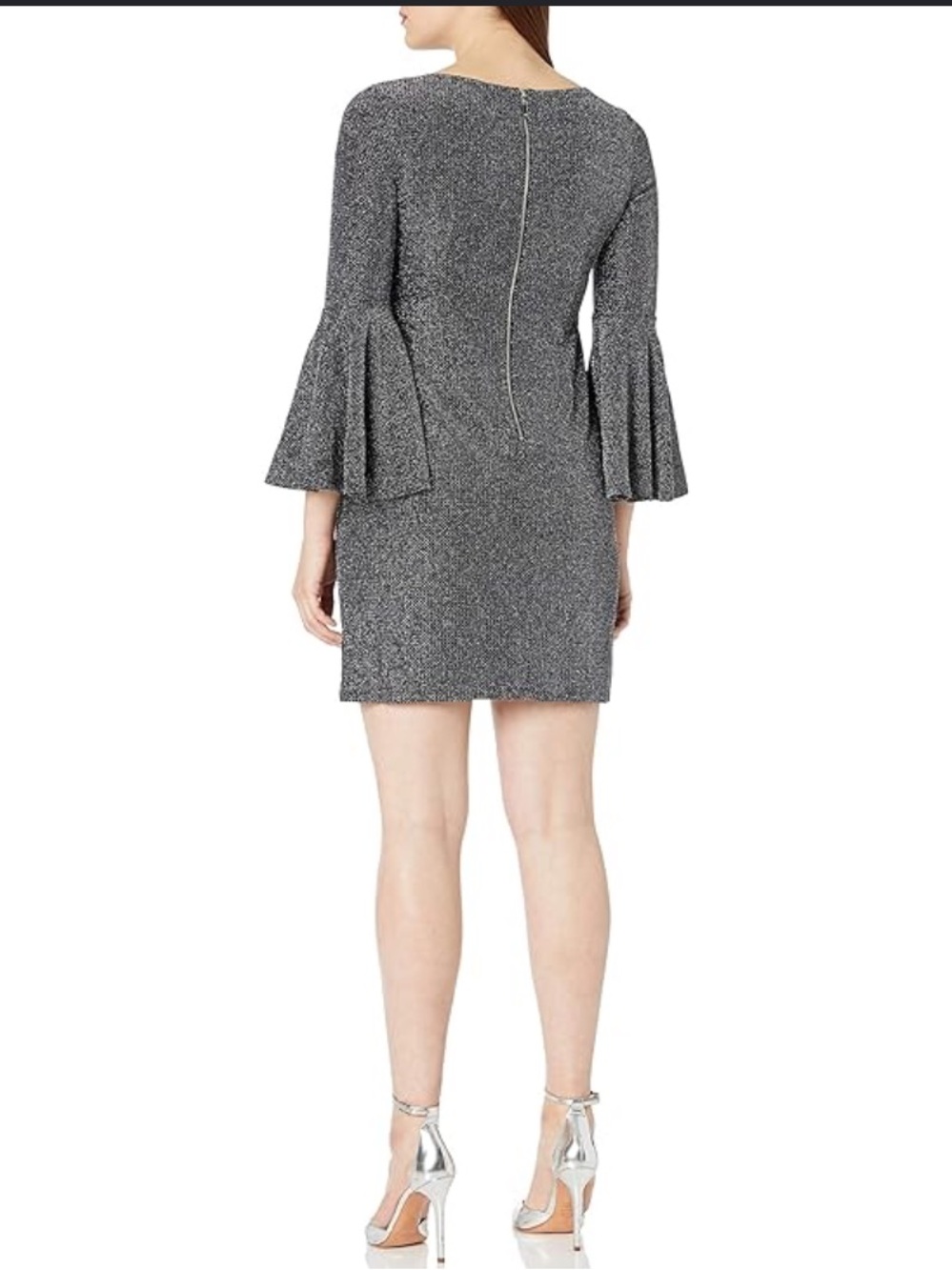 Ted Baker London Hanneh Bell Sleeve Sparkly Dress NWT